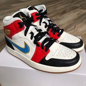 Jordan 1 Mid “Let Her Man” Size 8 WMNS NIB DS